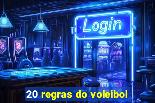 20 regras do voleibol